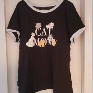 The Aristocats "Cat Mom" Black T-Shirt By Torrid Size W